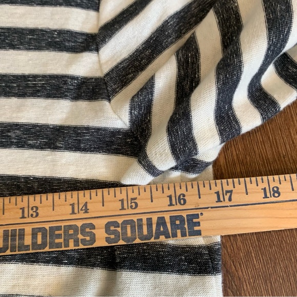 Eileen Fisher Striped linen cotton  Tunic blouse 3/4 sleeves M rn 78121 ca 34460 - Picture 3 of 8